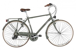 Alpina Bike Bici City bike FREETIME Alpina da uomo, 28", cambio a 7V e telaio in alluminio 55 cm Verde Militare