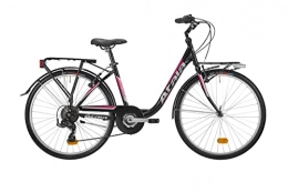 Atala Bici City-bike URBAN ATALA 2021 GRIFONE 7 velocità colore nero / fucsia misura unica 42