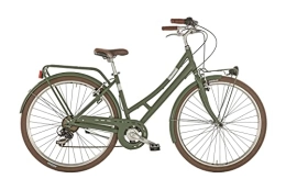 Alpina Bike Biciclette da città City bike VELVET Alpina da donna, cambio a 7 velocità, 28" e telaio in alluminio 46 cm Verde