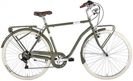 ALPINA Biciclette da città City bike VIAGGIO Alpina da uomo, 28" e telaio in acciaio con congiunzioni 55 cm Verde Oliva
