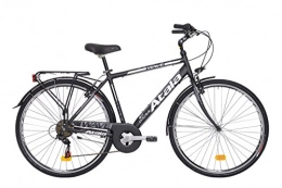 Atala Biciclette da città Citybike da uomo Atala WAVE, 6 velocità, 28", colore nero opaco, misura unica (175mm - 190mm)