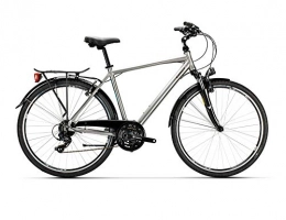 Conor Bici Conor City 24 V - Bicicletta da uomo, colore: grigio, L