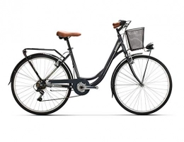 Conor Biciclette da città Conor Soho AL 6 V WL Bicicletta per adulti, unisex, grigio (grigio), taglia unica