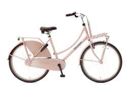 POPAL Biciclette da città Daily Dutch Basic 26 Zoll 46 cm Mädchen Rücktrittbremse Lachsfarben