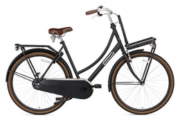 POPAL Biciclette da città Daily Dutch Basic 28 Zoll 57 cm Frau Rücktrittbremse Mattschwarz