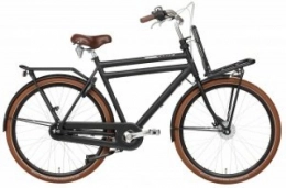 Unbekannt Biciclette da città Daily Dutch Prestige 28 pollici 65 cm Uomo 7 G Roller Nero Opaco
