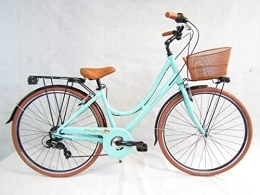 Daytona Biciclette da città Daytona bicicletta da donna bici 28'' city bike in alluminio vintage retro' colore verde