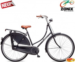 Zonix Biciclette da città Donna Rad / omafiets zonix Classic 28 pollici nero opaco 50 cm