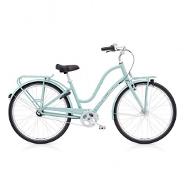 Electra Biciclette da città Electra Townie Commute 7i EQ Damen Fahrrad 28 Zoll Beach Cruiser Rad Beleuchtung, 5442, Farbe Blau