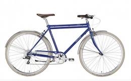 fahrradstation Bici Excelsior - Stazione per bicicletta vintage con doppia barra (blu scuro)