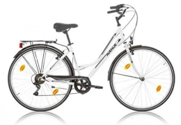 Expert Biciclette da città Expert Avenue - Freno da donna 6G Velge per bicicletta, 28", 46 cm, colore: Bianco