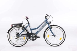 Exsodus Biciclette da città Exsodus Exodus Voyager, Bici da Citta' Unisex-Youth, Blu, 24