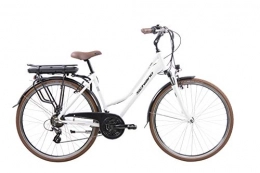 F.lli Schiano Biciclette da città F.lli Schiano E-Ride Bicicletta Elettrica da Città, Donna, Bianca, 28