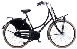 Greens Paisley - Bicicletta da Donna, 28 Pollici, 3 Marce, Omafiets, Colore Nero, Donna, 57 Centimetri