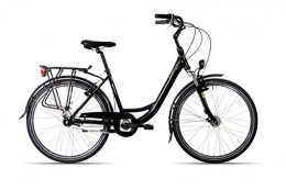 Hawk Biciclette da città HAWK Bikes Green City Plus Wave – Bici da donna City Bike con telaio in alluminio e 7 marce, cambio a mozzo, 26 Zoll, Rahmengröße 44 cm