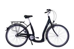 Hawk Biciclette da città HAWK City Comfort Premium (nero, 28 pollici) 3G