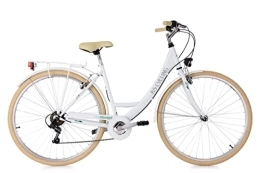KS Cycling Biciclette da città KS Cycling Damenfahrrad 26'' Toscana Weiß RH 41 cm, Bicicletta da Città. Donna, Bianco