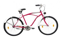 Leader Biciclette da città Leader Flying Ace, Bici Cruiser Women's, Rosa, 26''