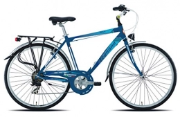 Legnano Biciclette da città Legnano Ciclo 440 Amalfi, City Bike Uomo, Blu / Azzurro, 48