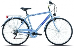 Legnano Biciclette da città Legnano Ciclo 480 Portofino, City Bike Uomo, Blu / Azzurro, 56