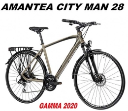 LOMBARDO BICI Biciclette da città LOMBARDO BICI AMANTEA City Man Ruota 28 Shimano ACERA 24V Gamma 2020 (46 CM)