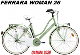LOMBARDO BICI Biciclette da città LOMBARDO BICI Ferrara Woman Ruota 26 Vintage 1V Gamma 2020 (Green Wood Glossy)
