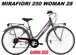 LOMBARDO BICI Biciclette da città LOMBARDO BICI MIRAFIORI 250 Woman Ruota 28 Shimano Tourney 6V Gamma 2020 (Anthracite Fuchsia Matt, 48 CM)