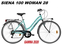 LOMBARDO BICI Biciclette da città LOMBARDO BICI Siena 100 Woman Ruota 28 Shimano Tourney 6V Gamma 2020 (Tiffany Anthracite Glossy, 48 CM)