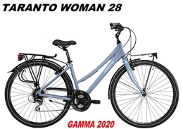 LOMBARDO BICI TARANTO Woman Ruota 28 Shimano ACERA 24V Gamma 2020 (Violet Dreams Matt, 48 CM)