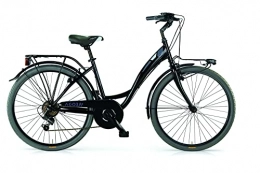MBM Biciclette da città MBM Agora, Bicicletta da Trekking Unisex – Adulto, Nero (Nero A01), 26