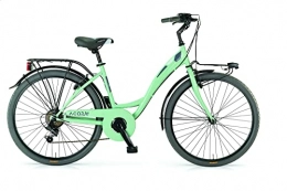 MBM Biciclette da città MBM Agora, Bicicletta da Trekking Unisex – Adulto, Verde (Menta A13), 26