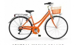 MBM Biciclette da città MBM Central, Bicicletta da Trekking Donna, Arancia (Arancio A15), 28"