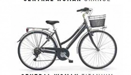 MBM Biciclette da città MBM Central, Bicicletta da Trekking Donna, (Nero A01), 28"
