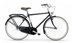 MBM Biciclette da città MBM Moonlight, Bici Pieghevole Uomo, Nero A01, 28"