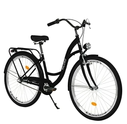 Milord Bikes Biciclette da città Milord. 2018 COMFORT - Bicicletta olandese da donna, 3 marce, 28", colore: nero