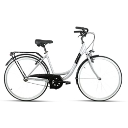 MYLAND Bici MYLAND City Bike VICOLO 26.1 26x1-3 / 8'' 1v Donna Silver Taglia M (City)