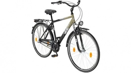 ONUX Bici ONUX City Bike Uomo toury, 28 Pollici, 3 velocità, Freno a contropedale 71, 12 cm (28 Pollici)
