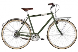 Ortler Bici Ortler Bricktown Zehus Classic Green - Bicicletta elettrica da città, altezza telaio 55 cm, 2020