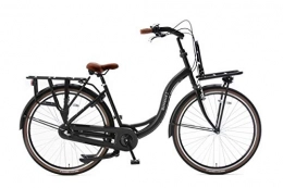 POPAL Biciclette da città POPAL Mare 28 Pollice 47 cm Donne 3SP Freni a rulli Nero Opaco