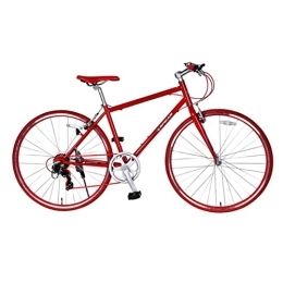 360Home Biciclette da città Qian - Bicicletta da città, unisex, colore rosso