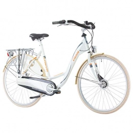 Sprint Bici SPRINT SINTERO Plus Biciclette da Città per Donne 28'' Forcella della Bicicletta Rigida Nero Opaco (480 mm)