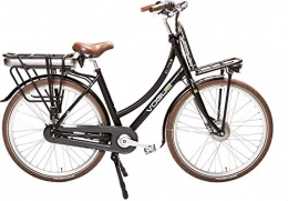 Vogue Biciclette da città Vogue Elite - Bicicletta elettrica da città, 28", 50 cm, con freno a cerchione, colore: nero opaco