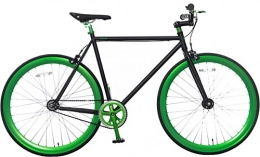 Vogue Biciclette da città Vogue LOCO 28 pollici 56 cm Uomo 2SP freno a stringere NERO OPACO / Verde