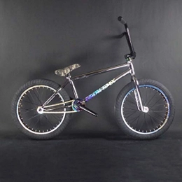 AISHFP BMX 20-Pollici ad Alta configurazione BMX Bike, Adatto per Principianti-Livello per i più esperti Via Biciclette BMX, Acrobazia Azione Fancy BMX Biciclette