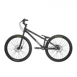 AISHFP BMX 26 Pollici per Adulti Via Trial Bike, avanzata Stunt Azione Adatto Fancy Arrampicata Bicicletta per Principianti-Livello per i più esperti Biketrial, Nero, Standard