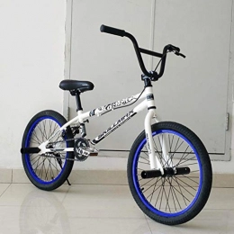 AISHFP Bici Adulti 20-inch BMX Bike, di Livello Professionale Stunt Azione BMX Biciclette, Adatto per Principianti-Livello per i più esperti Via BMX, B