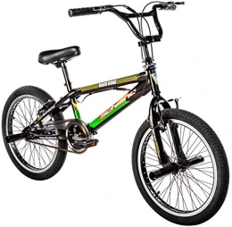 F.lli Schiano BMX F.lli Schiano Hard Road Bmx 20 Bicicletta, Multicolore (Nero / Verde), M