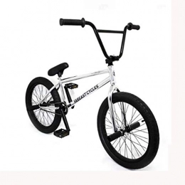 GASLIKE BMX GASLIKE Bicicletta BMX Freestyle con Ruote da 20 Pollici per Ciclisti di Livello principiante e avanzato, Telaio in Acciaio al Carbonio con Sedile del Freno Rimovibile