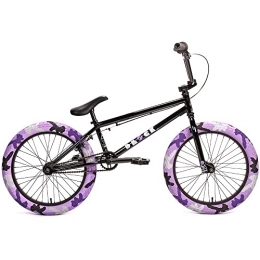 Jet BMX Bici Jet BMX Block BMX Bike - Gloss Black with Purple Camo
