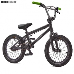 KHEbikes BMX KHE - Bicicletta BMX Barcode Cs da 16”, solo 9, 6 kg, colore: nero